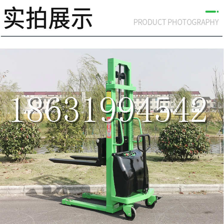 奈曼旗电动叉车堆高车液压铲车电瓶1吨2吨站驾步行式小型全自动叉车